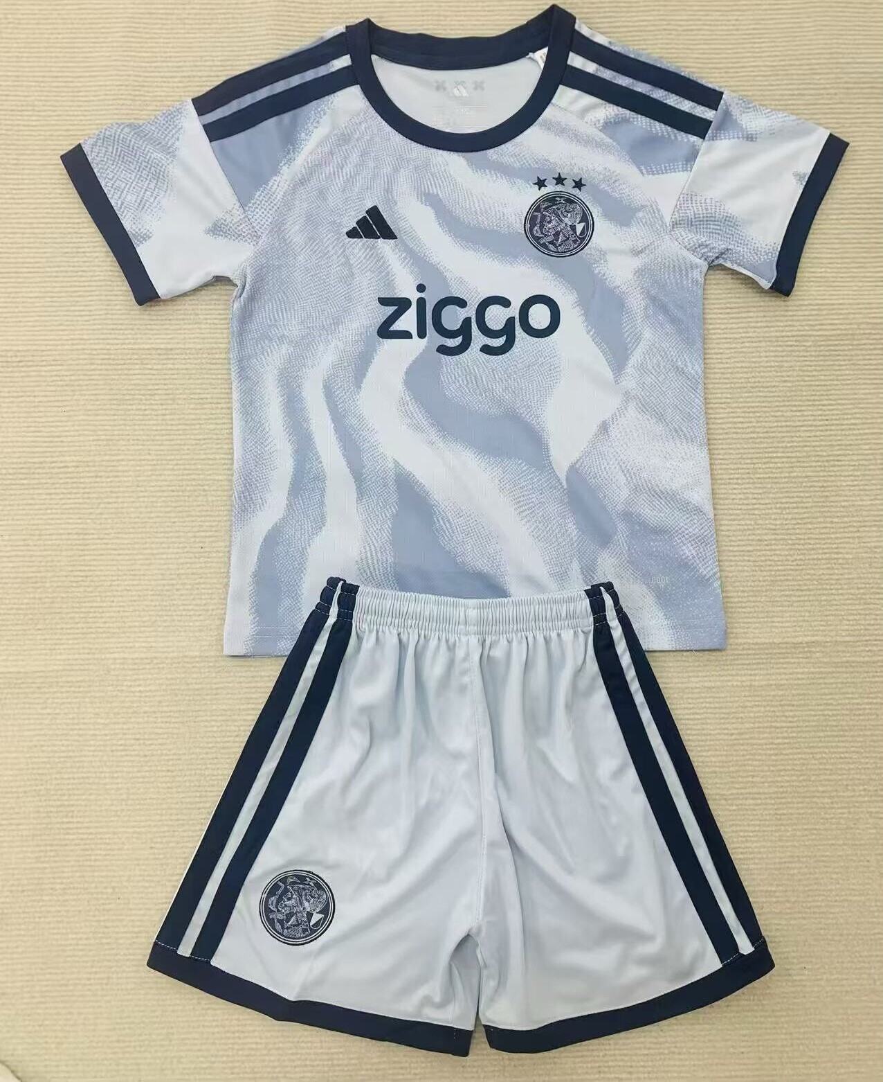 Kids-Ajax 26/27 Third Sky Blue Soccer Jersey